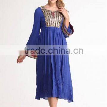 2015 Saudi Arabian dresses Dubai Jalabiya dresses for women