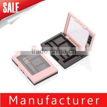 Wholesale 3 color Private Label Eyeshadow Palette Case With Window