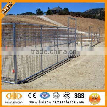 Cost effective hot dip galvanized welded wire corral panels