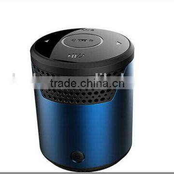 2015 New NFC high portable wireless mini bluetooth speaker /mini speaker/hand-free speaker with Microphone LED light