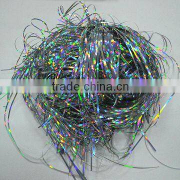 Silver Holographic Easter Grass