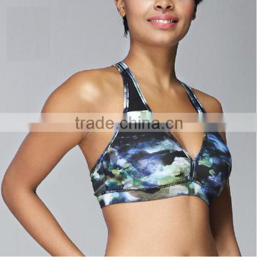 Cheap wholesale drop shipping sublimation xxx sexy sports bra