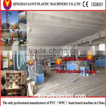 Wpc machine wpc profile machine wood plastic foaming board extrusion line