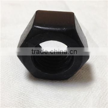 2h heavy hex nut carbon steel black finish