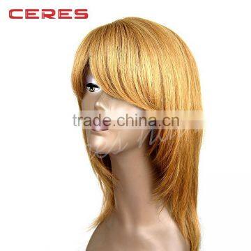 Ceres factory wholesale platinum blond hair wig virgin european blonde hair wig