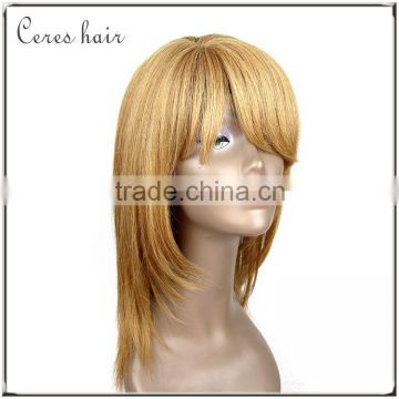 factory wholesale blonde wig brazilian virgin blonde human hair full lace wig