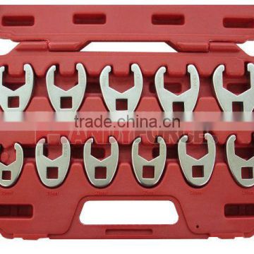 11PCS Professional Metric Crowfoot Wrench Set / Auto Repair Tool / General Tool