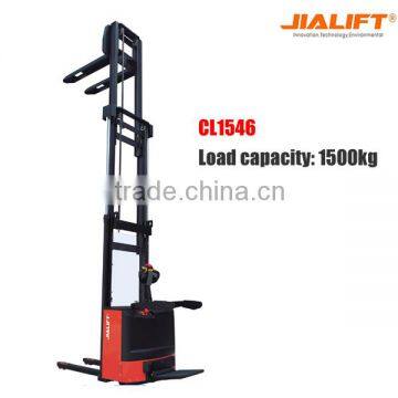 Full electric hydraulic stacker 1.5ton, 4600mm