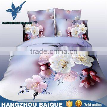 Beautiful Tree Flowers Colorful Butterfly Queen Size 3D Bedding Set photo-4