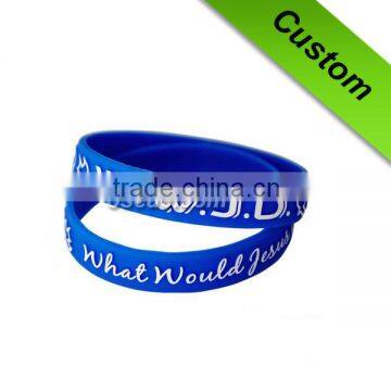 Custom laser engraved silicone wristbands rubber bracelet