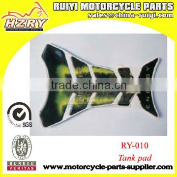 Motorcycle tank pad