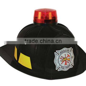 Plastic Helmet Fire Helmet With Light for Children for Party or Roleplay Party photo-5