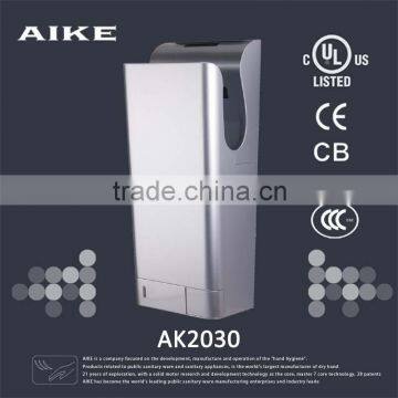 UL CE Hotel Bathroom HEPA UV High Speed Automatic Dual jet Air Hand Dryer