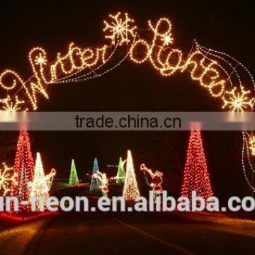 led arch decoration for street wedding arch decoration motif lighting