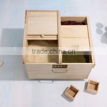 home life cookroom wooden rice packaging box