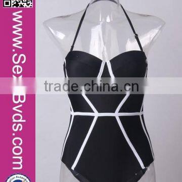 BIkinis Fabric Wholesale Crotchless Swimwear One Piece photo-4