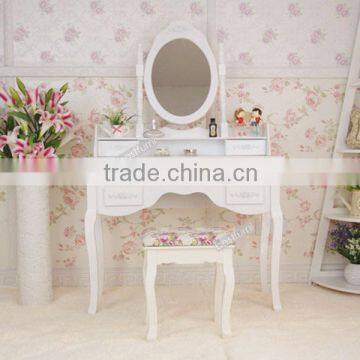 Poland Germany Furniture Makeup Vanity Table Set Hot Selling In The World