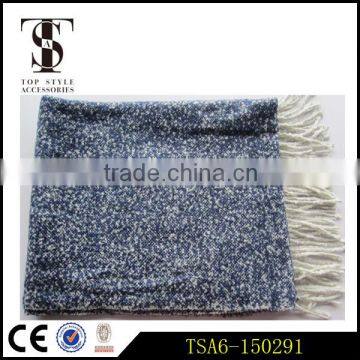 Blue Acrylic Loop Yarns Alpaca Halloween Poncho Nordic Southwestern Scarves photo-3