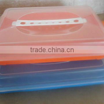 clear rectangle plastic cheese box