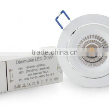 Petent Design Cob Downlight Ip44 CCT Adjustable 2000-2800k 83mm Cutout Work Well With Elko Dimmer 220v 110v photo-3