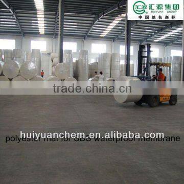 Non-woven Polyester Mat/160g Long Fiber Polyester Mat for SBS/APP Waterproof Membrane