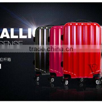 Modern Economic ABS luggage Tag with 4 Wheels Hard travel luggage trolley suitcase