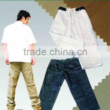 mens sportswear polycotton working trousers