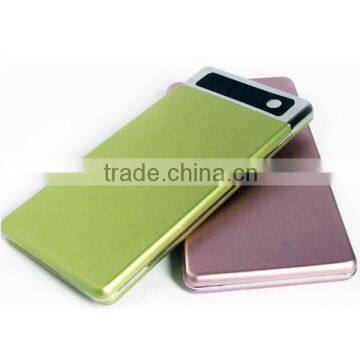 Wholesale alloy 8000mAh power bank/portable power bank for iPhone 6S