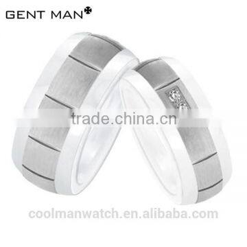 2014 fashion ceramic matching ring/white ceramic jewelry finger ring/China factory direct wholesale ceramic jewellery