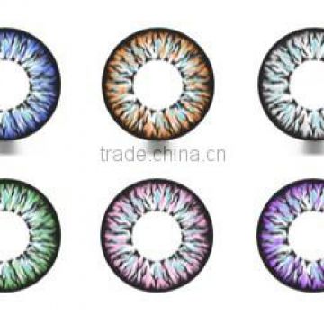 wholesale price rainbow color contact lens cosmetic contact lens