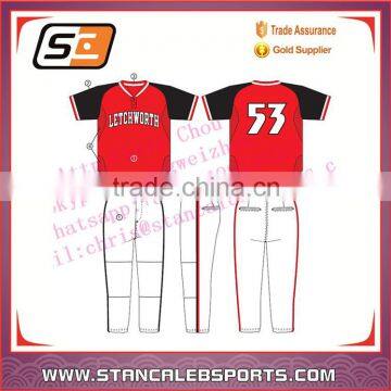 High quality cheap camo baseball jerseys/ softball wear