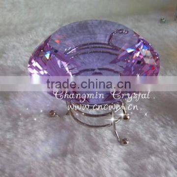 Purple Crystal Diamond Glass Diamond For Home Decoration