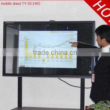 mobile stand touch screen monitor AIO LED TV with VGA, for advertising, kiosk, teaching