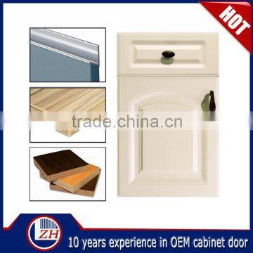 2015 Hot Sale High Gloss Pvc Kitchen Cabinet Door Design