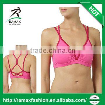 Ramax Custom Hot Girls Stylish SportsTraining Bra With Removable Padding