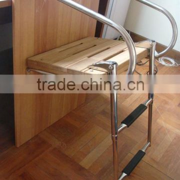 2/3/4 steps telescoping stainless steel boat ladder