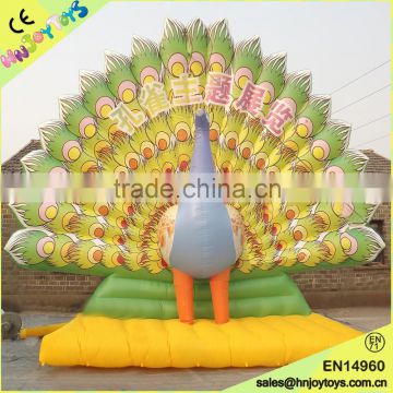 H=6m Giant Advertising Inflatable Peacock for Sale