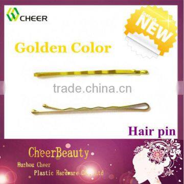 Golden color bobby pin BP012/Gold color hair pin/wholesale bobby pin