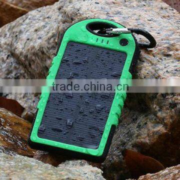 lithium ion battery charger 6000mah solar energy power bank