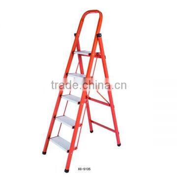 Hot sell! 5 steps Steel Step ladders XC-5135