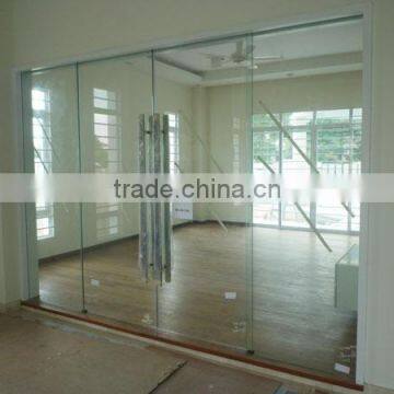 Shatteproof Building Shop Glass Door Glass