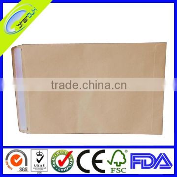 C5 brown kraft paper envelopes with adhesive tape