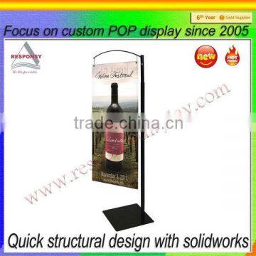 roll up banner wine advertising flag| banner stand for advertising display