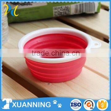 portable red large plastic bowls rubber cat bowl cheap rubber bowl