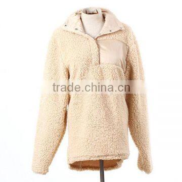 Monogram Adult Sherpa Pullover