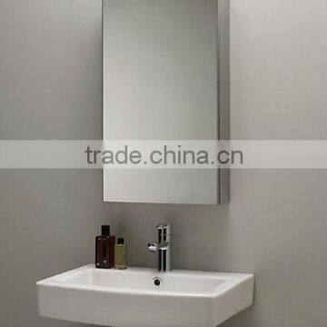 New style Single Mirrored Bathroom Medicine Cabinet with soft close double sided mirror door