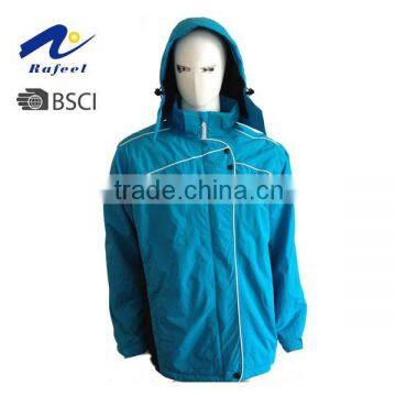 wholesale men jackets with reflective piping