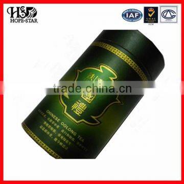 Custom make high qualitypaper tubes tea packaging, cylinder gift box