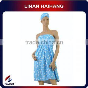 China OEM manufacture microfiber custom design wearable towel