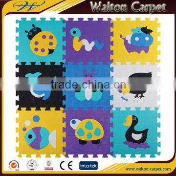 Animal educational tatami flooring interlocking cheap baby puzzle mats